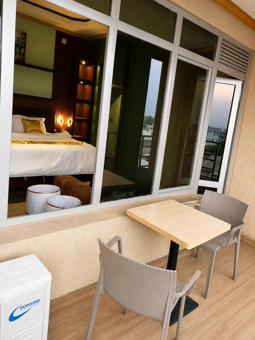 Balcon privé de la Chambre Premium