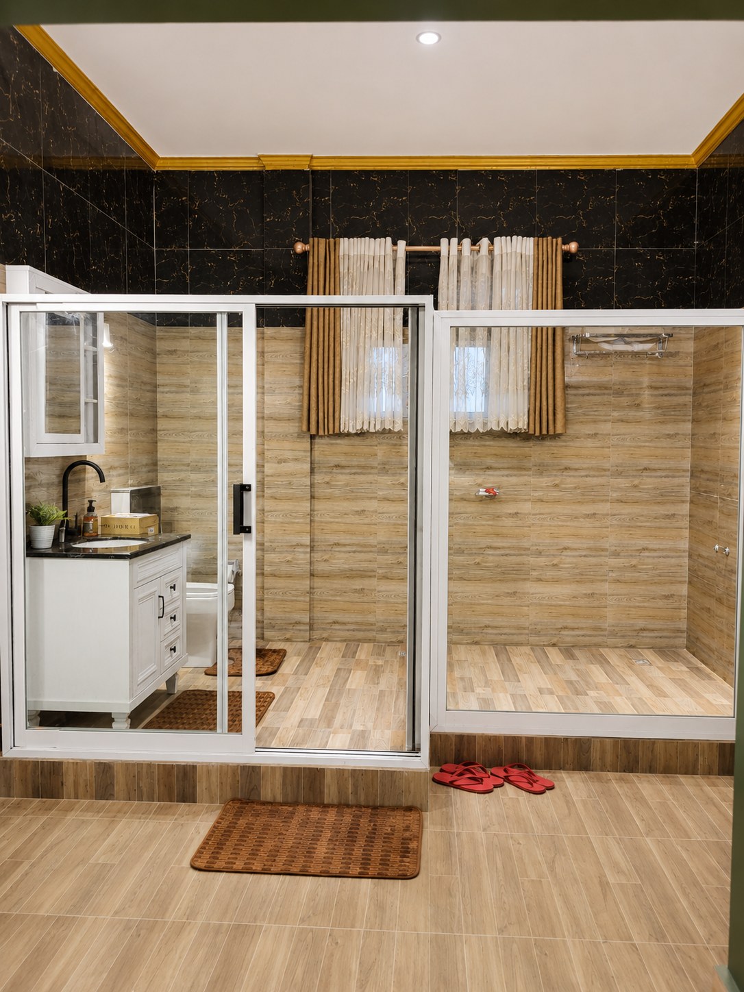 Salle de bain luxueuse de la Chambre Premium